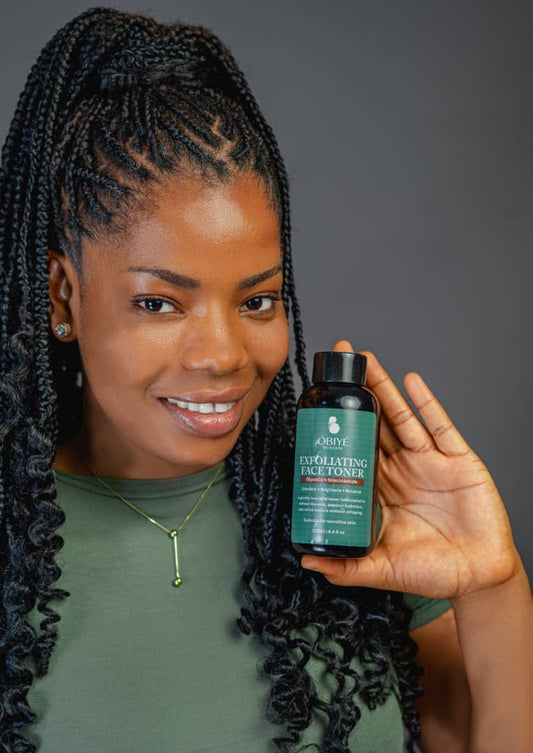 ÓBÍYÉ Exfoliating Face Toner – Glycolic Acid + Niacinamide